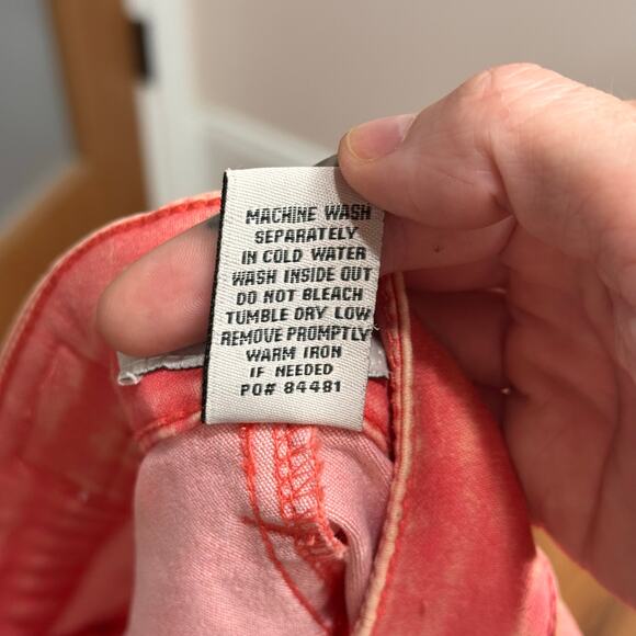 Pink Celebrity Jean Shorts | Style# CJ3502F57  - Teens/Juniors Size 9 - Picture 9 of 10